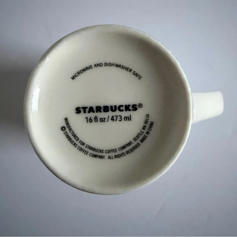 2017 Starbucks Logo Teal Geometric Diamond Design 16 Oz.‎ Tall Mug